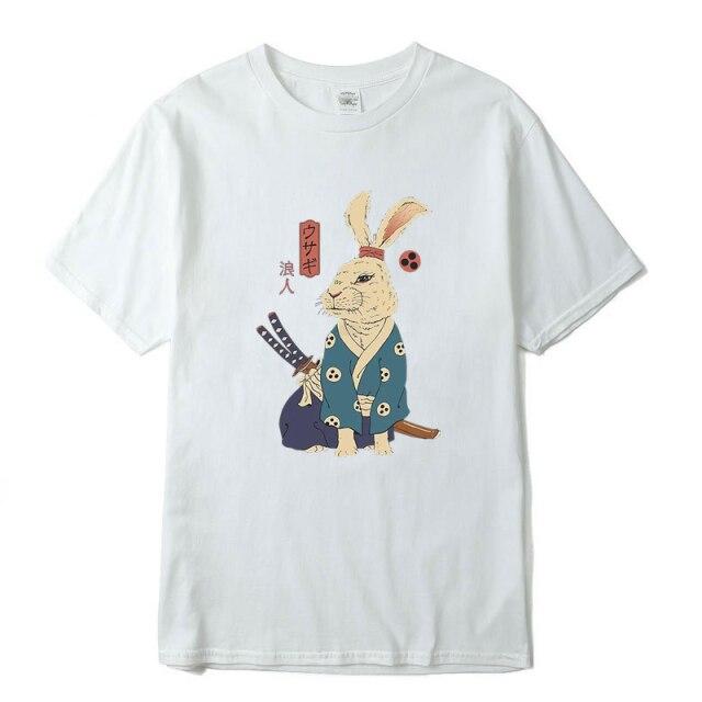 Чоловіча футболка з принтом зайця