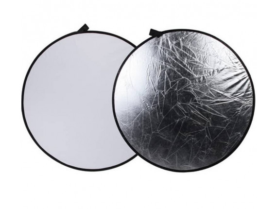 Відбивач Visico RD-019 2 в 1 white/silver (80см)