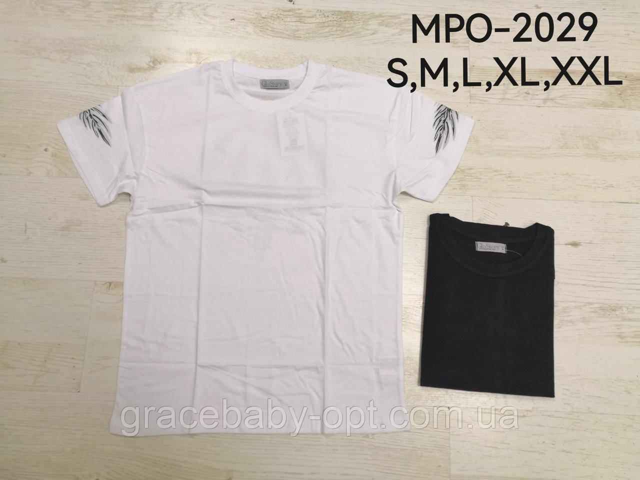 Футболки чоловіча оптом, Glo-story, S,M,L,XL,2XL рр, № MPO-2029