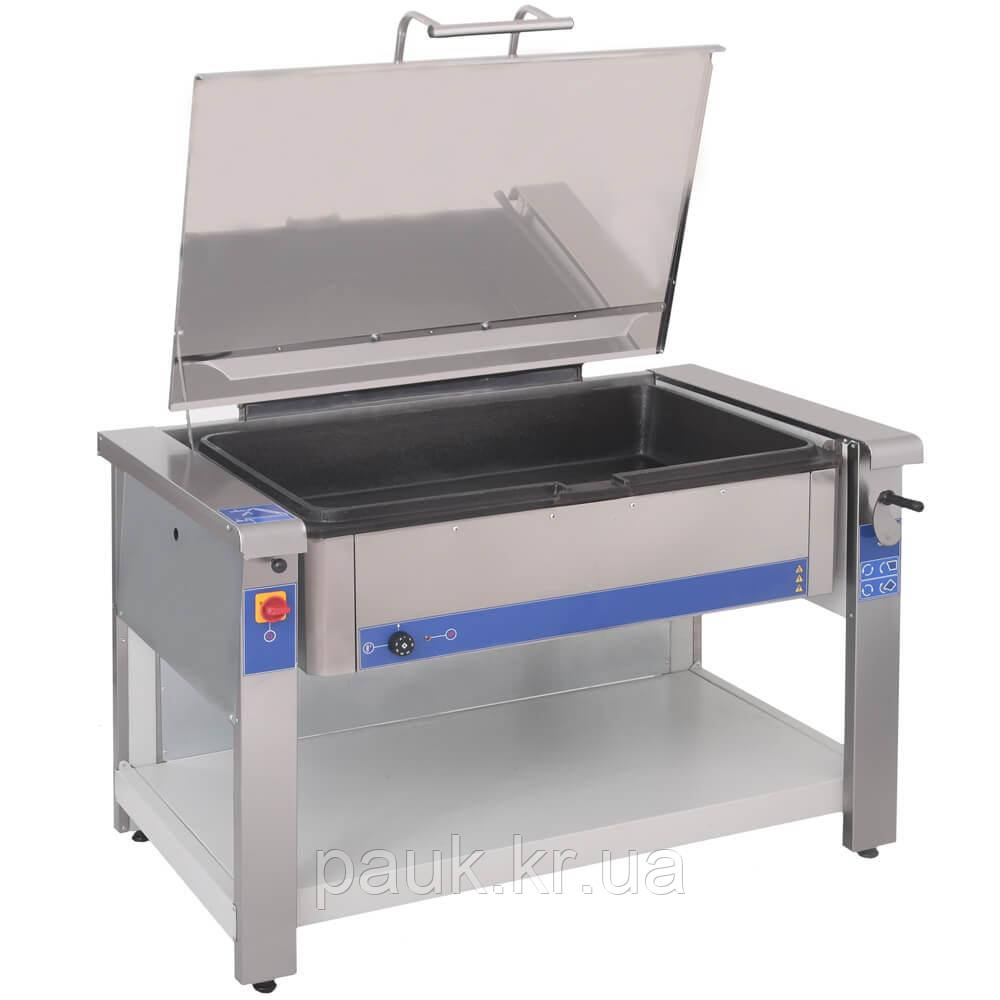 Електрична промислова сковорода СЕ-70.2(70 л), професійна електрична сковорода, промислова електросковорода з чавунною чашею, фото 1