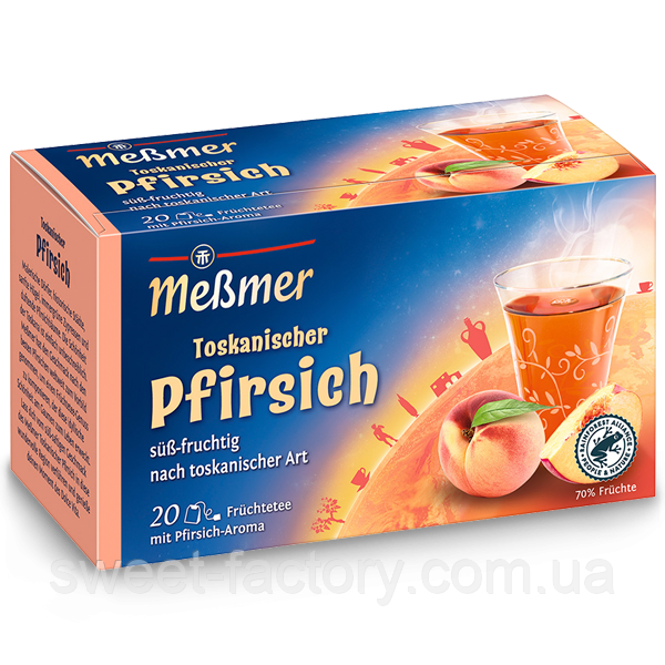 Чай Messmer Toskanischer Pfirsich персик 20s 50 g