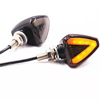 Повороти передні в зборі. Скло поворотів