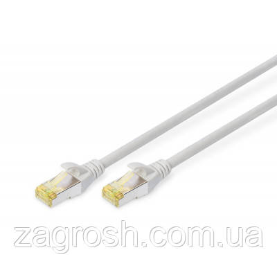 Promo Ціна! Патч-корд 7м CAT 6a S-FTP AWG 26/7, grey Digitus (DK-1644-A-070) - тільки на ZaGrosh.com.ua