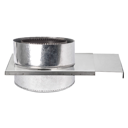 Шибер-сендвіч ø130 мм 0,8 мм Нерж/Оц Aisi 201 Stalar (31098), фото 1