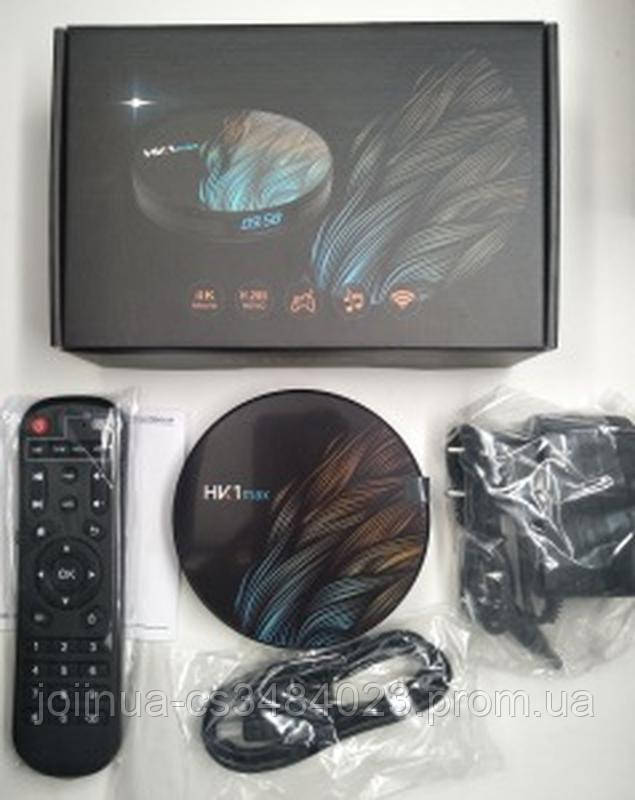 Цифровая приставка HK1 MAX 4GB/64GB Android 9.0, TV Box приставка, Медиаплеер - фото 3 - id-p1581029645