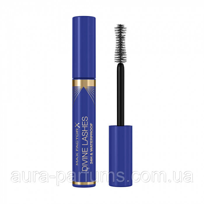 Водостійка туш для вій Max Factor Divine Lashes 24H Waterproof Mascara Black