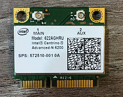 Мережева карта Intel N 6200 двосмуговий Wi-Fi модуль для ноутбука Intel Centrino Advanced-N 622AGHRU