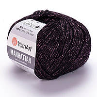 YarnArt MANHATTAN (Манхеттен) №906 вишневый (Пряжа полушерсть, нитки для вязания)