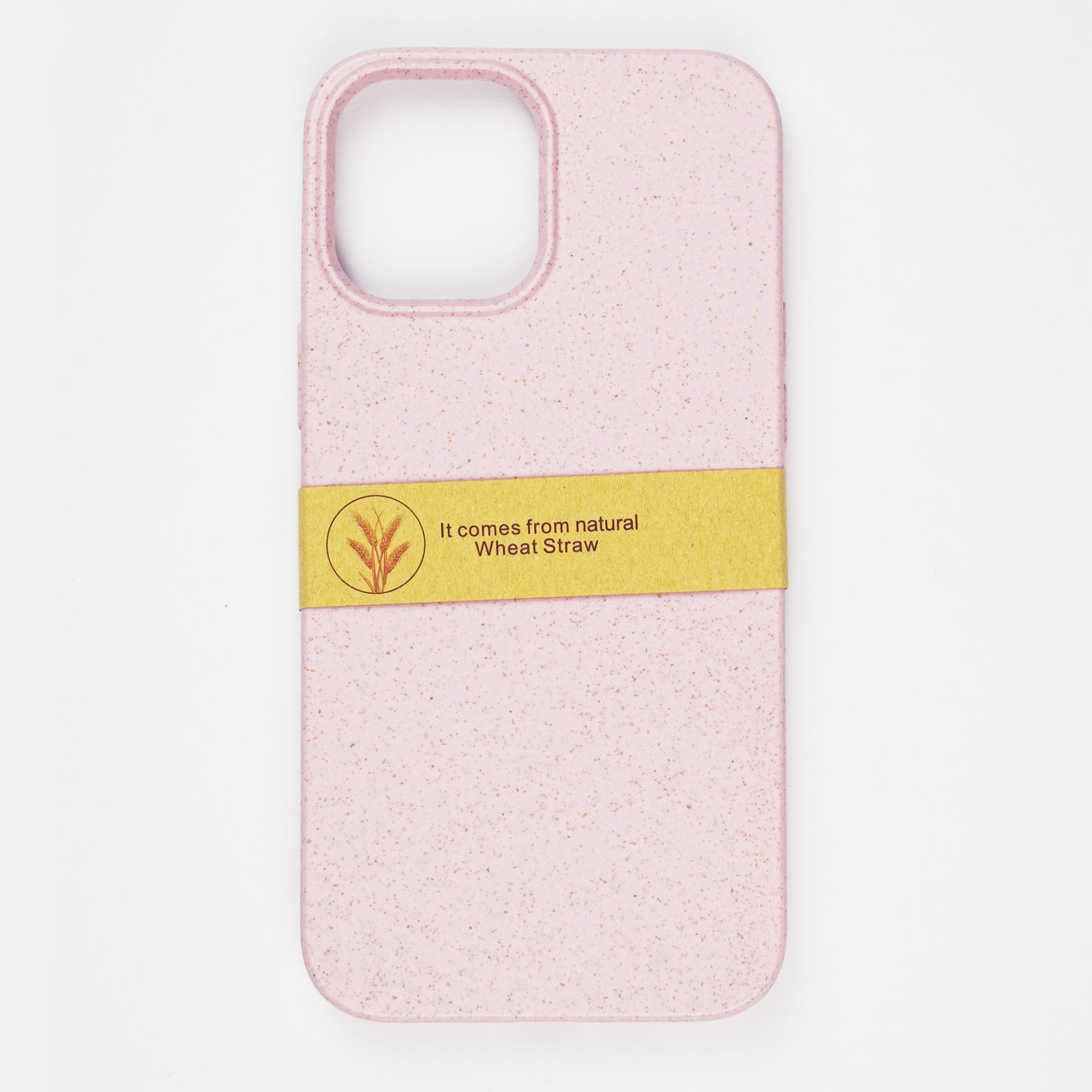Біорозкладний чохол ECO Wheat Straw для Iphone 12 / 12 PRO Pink