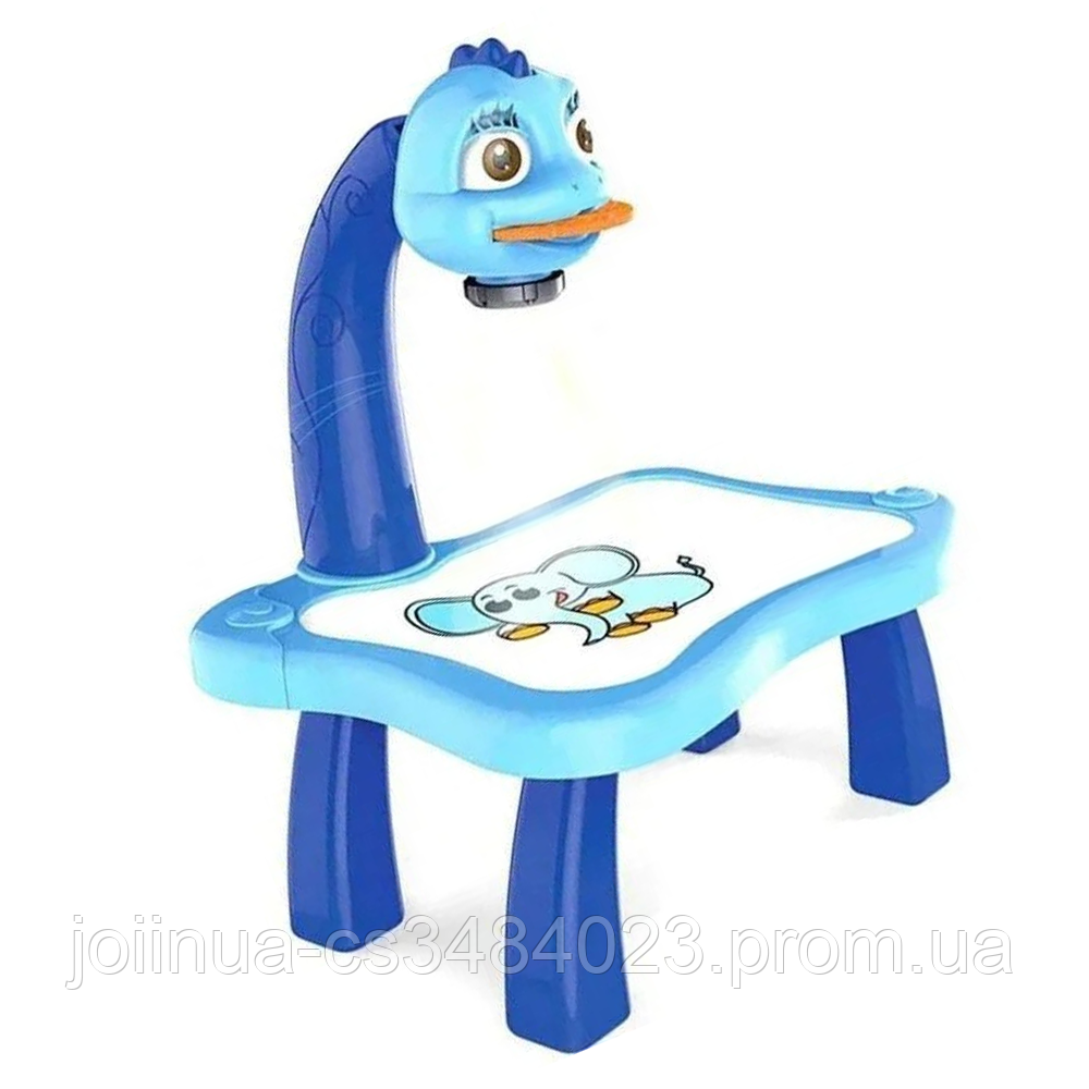 Детский стол проектор для рисования со светодиодной подсветкой, синий - фото 6 - id-p1581025864