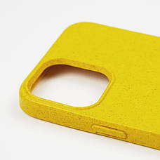 Біорозкладний чохол ECO Wheat Straw для Iphone 12 PRO MAX Yellow, фото 2