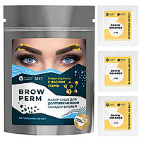 Innovator Cosmetics Набір саші для довготривалої укладання брів Sexy Brow Essence №3 (SL-00029)