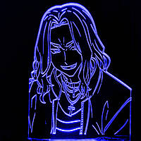 Акриловый светильник-ночник Кейске Баджи синий tty-n001430