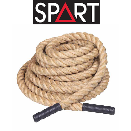 Бойовий канат для кросфіту бойовий канат для силових тенировок SPART 15 м діаметр Ø 50 мм, фото 1