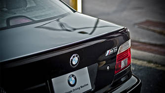Ліп спойлер БМВ Е39 (BMW E39), накладка на кришку багажника