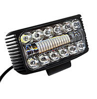 Cветодиодная дополнительная фара Led Балка 310-85V 30W 48LED 11*5,5*5см Белый Синий