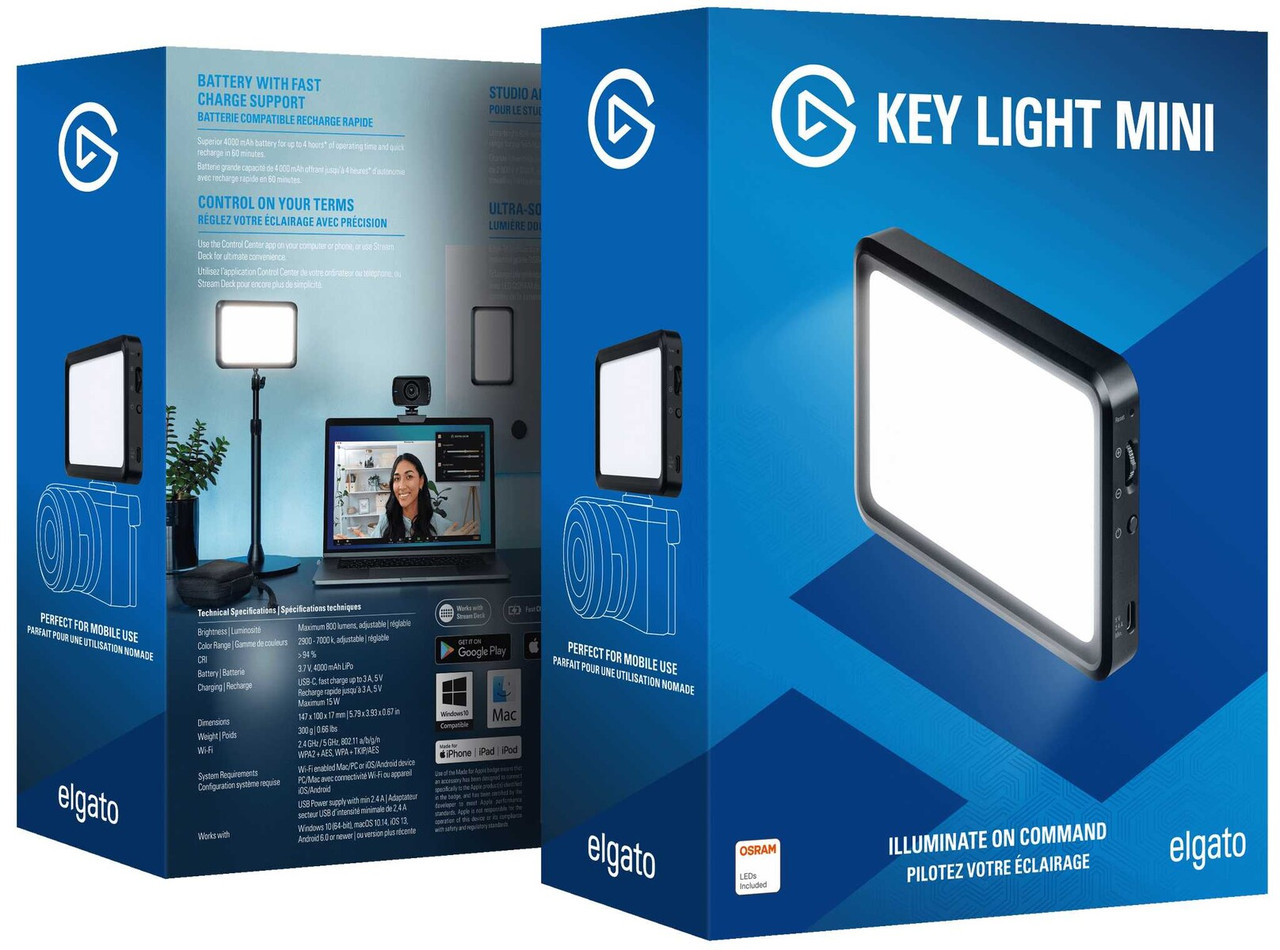 Освітлення для стрімінгу Elgato Key Light Mini (10LAD9901) світлодіодна панель