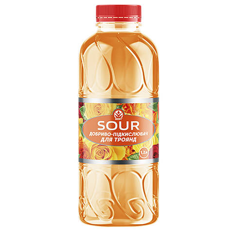 Добриво і підкислювач грунту для троянд Rost Sour 1.2 л Восор, фото 1