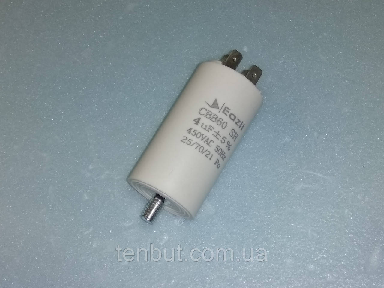 Конденсатор робочий CBB60 / 4.0 мкФ±5% / 450 В. / 50/60 Hz . Розмір 70Х35 мм.