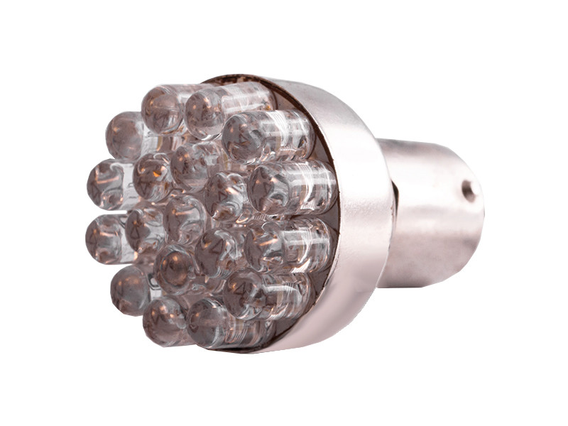 Світлодіодна авто лампа T25-19pcs-круглий LED 1156 білий 12V LEDUA