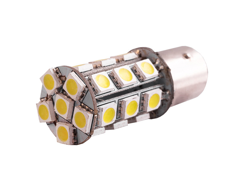 Світлодіодна авто лампа T25-5050-24SMD 1157 білий 12V LEDUA