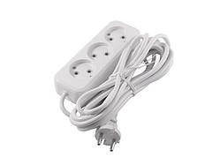 Подовжувач 3 гнізда 5м без заземл./LMK041 Лємансо