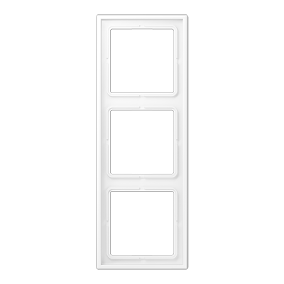 Рамка JUNG білосніжний матовий LS981WWM 3-хпостовая LS983WWM, фото 1