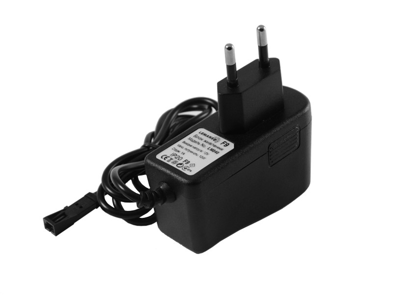 Блок живлення 12W-IP44 1А пластик 900mm-провід, 12V розеточний міні мама LEDUA