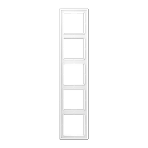 Рамка JUNG білосніжний матовий LS981WWM 5-постова LS985WWM