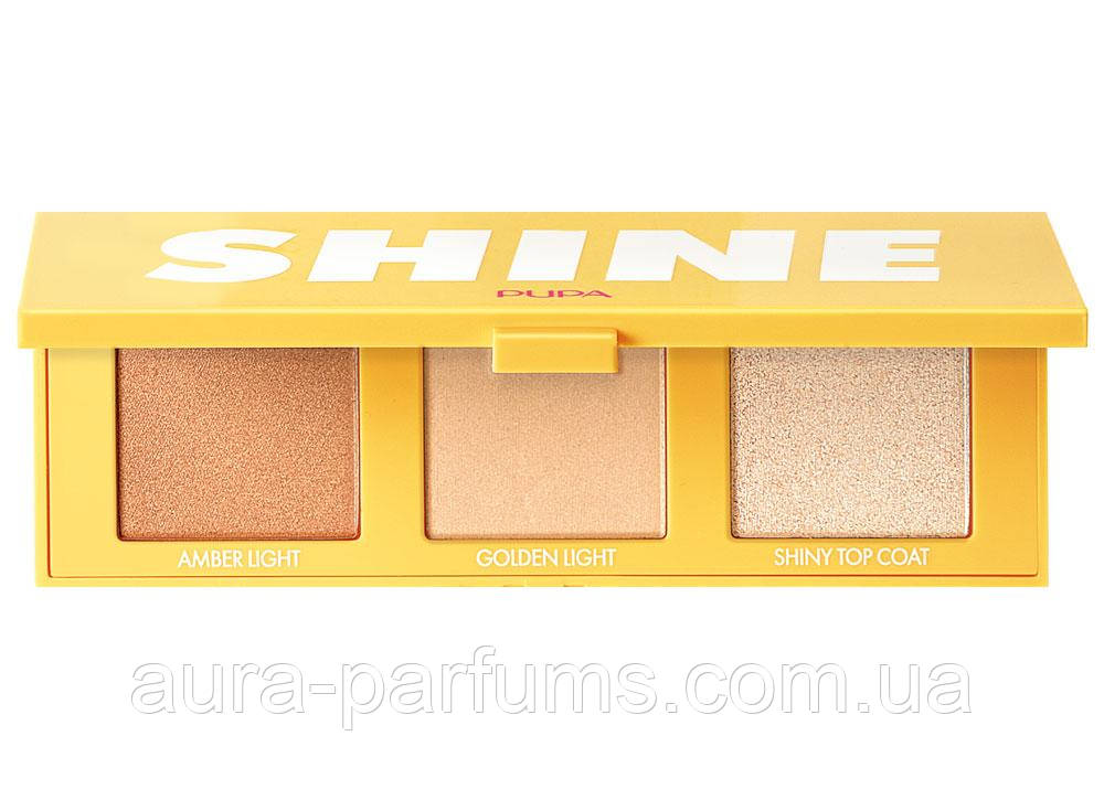 Палетка хайлайтерів для обличчя Pupa Enjoy Yourself, Baby! Shine Palette