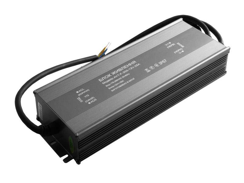 Блок живлення 300W IP67 12V   AVT-F, фото 1