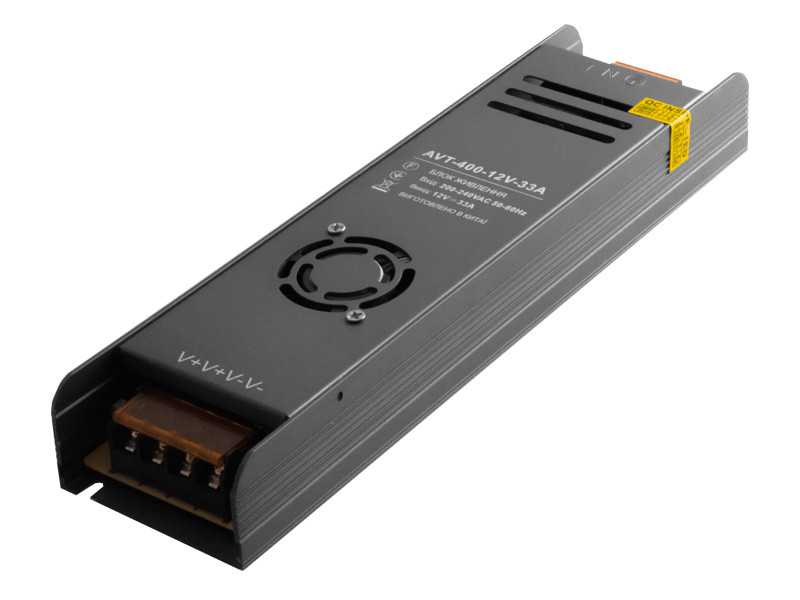 Блок живлення 400W IP20 12V AVT, фото 1