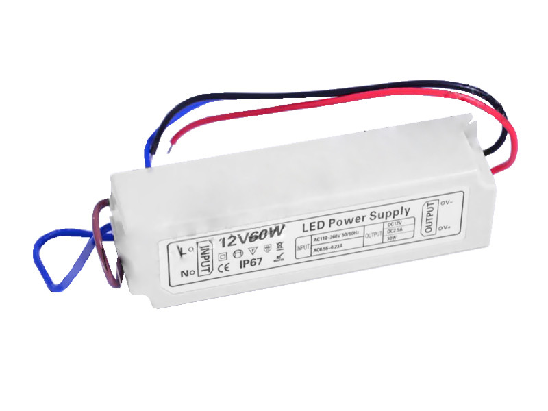 Блок живлення 60W-IP67 plastic12V, фото 1