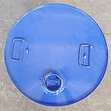 Бочка металева 50 л з вузьким горлом з металевою кришкою, фото 2