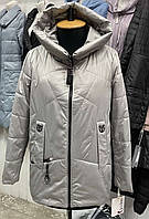 Демисезонная женская куртка Visdeer 2024, размер 52, 54