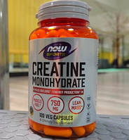 Креатин моногидрат в капсулах NOW Creatine 750 мг 120 капс