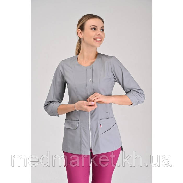 Медична блуза жіноча Майорка Світло-сірий