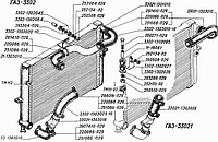 Патрубок радиатора Газель ГАЗ 3302 УМЗ 4215 DK-1426