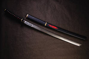 Самурайський меч катана "Дракон" ручна робота + Сія (ножини) Бусидо' + Дракон