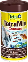 Гранулы основного корма TetraMin для всех видов аквариумных рыбок, 250мл. TETRA 139749