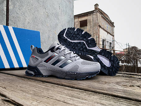 Чоловічі кросівки Adidas Marathon TR 26 (41-46) світло-сірі, фото 1