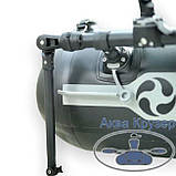 BORIKA FASTen Grp700-3 чорна тарга для кріплення аксесуарів на човен ПВХ або катер, розмір L, фото 4