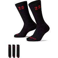 Носки спортивные Jordan Essentials Crew Socks черные (DA5718-011)
