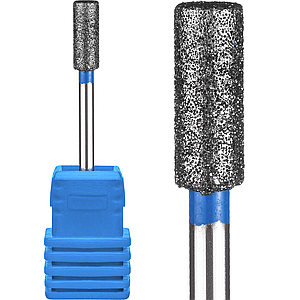 Насадка алмазна середній циліндр (синій, середня насічка) 162 d=4 мм
