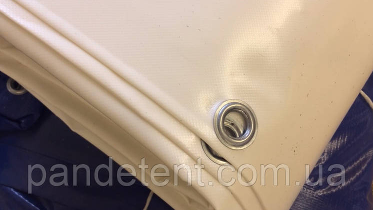 Тент ПВХ з люверсами (кільцями) водовідштовхувальний для зберігання на вулиці, фото 1