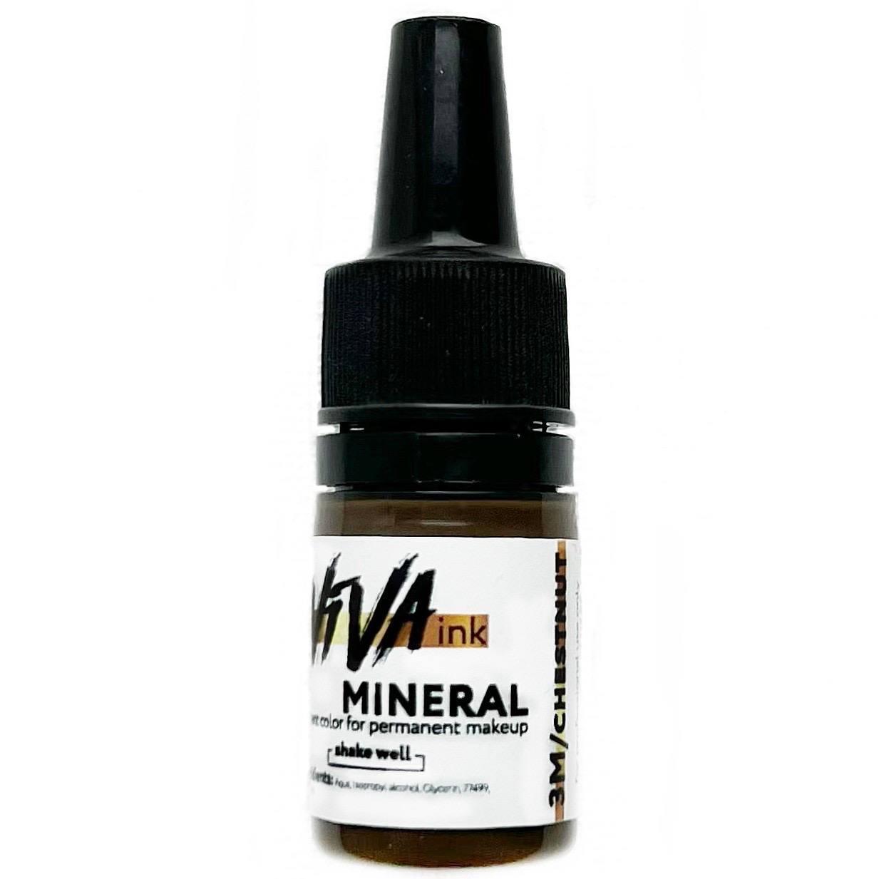 VIVA ink Mineral 3 Chestnut (6 мл) Мінеральні пігменти для татуажу