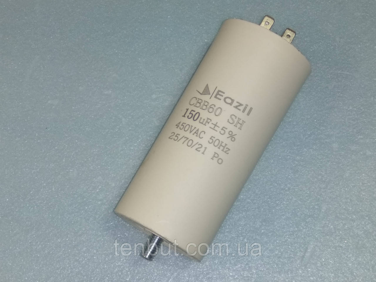 Конденсатор робочий CBB60 / 150 мкФ±5% / 450 В. / 50/60 Hz . Розмір 120Х55 мм., фото 1