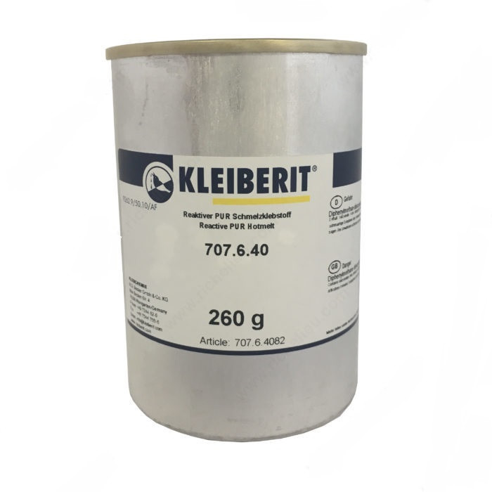 Kleiberit 707.6.40 Поліуретановий клей-розплав для крайок, бежевий | патроны HolzHer 0,26 кг |
