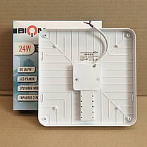 LED світильник накладний Biom 24W 5000К IP33 квадрат BYS-01-24-5 22147, фото 5