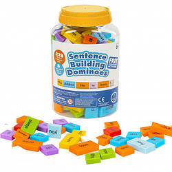 Фразовий конструктор для вивчення англійської мови "Доміно" у відерці (114 ел) Educational Insights